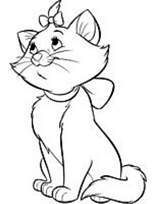 coloriage aristochats marie